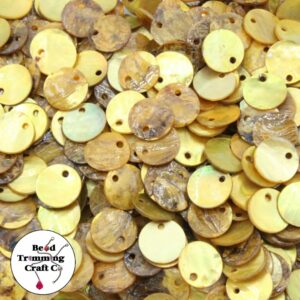 Shell Discs - 10mm - Yellow