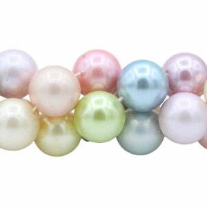 Shell Pearl - Round - 14mm - 40cm Strand - Mix B