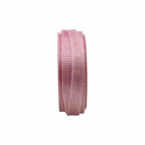Metallic Tubular Mesh - 13mm - Antique Pink - Price Per Meter