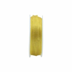 Metallic Tubular Mesh - 13mm - Gold - Price Per Meter