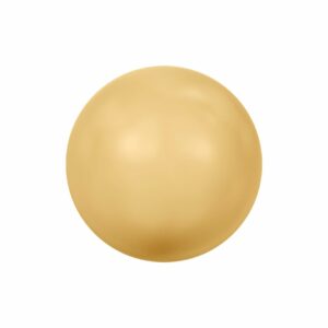 Swarovski 5818 – Round - Half Drilled - 6mm - Gold