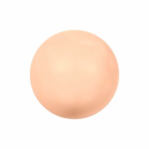 Swarovski 5818 – Round - Half Drilled - 9mm - Peach