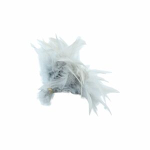 Feather - Tiger Tuft Bunch - 12cm - Grey