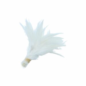 Feather - Tiger Tuft Bunch - 12cm - White