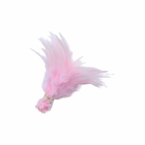 Feather - Tiger Tuft Bunch - 12cm - Pink