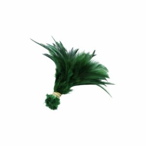 Feather - Tiger Tuft Bunch - 12cm - Dark Green