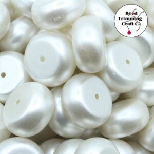 Plastic Pearl - Rondelle – 25mm