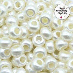 Plastic Pearl - Large Hole Spacer – 14mm