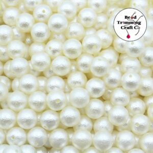 Plastic Satin Pearl - Round – 10mm