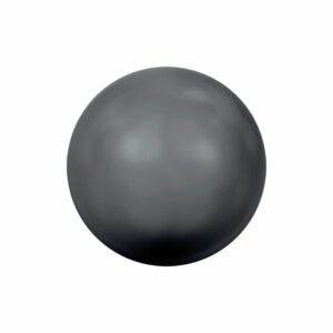 Swarovski 5817 – Pearl Cabochon - Half Drilled - 10mm - Black