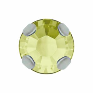 Swarovski Rosemonte – Round – 6mm - Silver / Jonquil