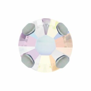 Swarovski Rosemonte – Round – 3mm - Silver / AB