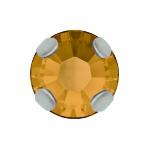 Swarovski Rosemonte – Round – 4mm - Silver / Topaz