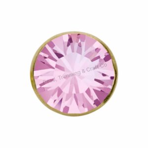 Swarovski Chaton - Bezel Setting - Round - 7mm - Raw / Light Amethyst