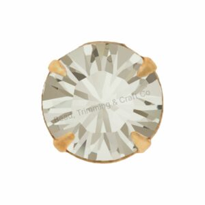 Swarovski Chaton - Round - NO HOLES - 3mm - Gold / Silver Shade