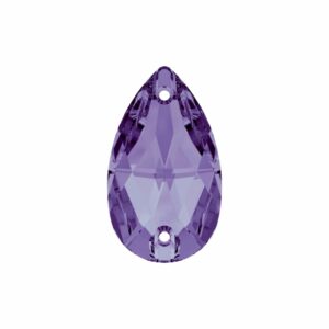 Drop - Sew On - 18 x 11mm - Amethyst F - ECO Range