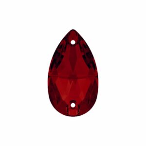 Drop - Sew On - 12 x 7mm - Ruby F - ECO Range