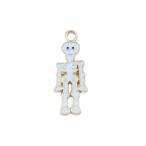 Skeleton Charm - Gold - 26mm