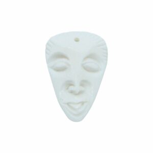 Bone Pendant - Mask - 38 x 25mm