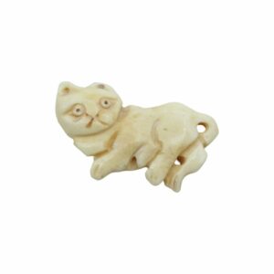 Bone Bead - Cat - 40mm