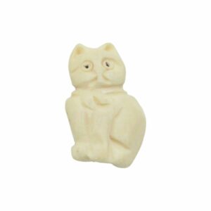 Bone Bead - Cat - 25mm