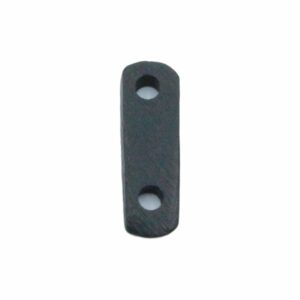 Bone Spacer - 2 Hole - 20mm - Black