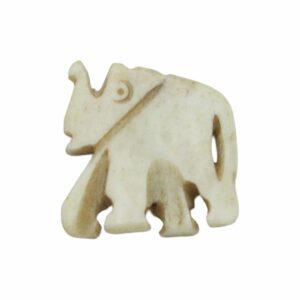 Bone Bead - Elephant - 25 x 24mm