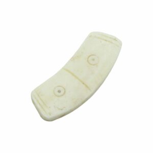 Bone Bead – Curve – 40 x 13mm - White