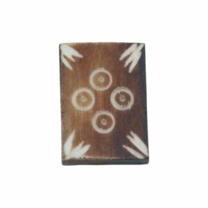 Bone Bead - 2 Hole Spacer - 23mm - Tan