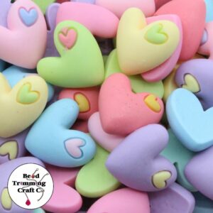 Heart Mix - 20mm - 50 Pieces