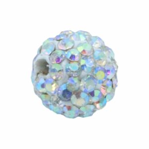Crystal Pave Round - 10mm - AB