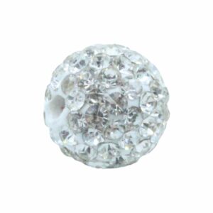 Crystal Pave Round - 10mm - Crystal