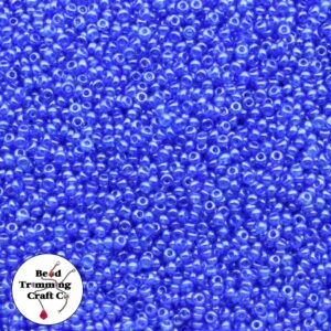 Seed Bead - 11/0 - Blue Luster - Price Per Gram - Czech Made
