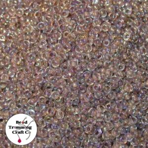 Seed Bead - 9/0 - Aubergine Colourlined AB - Price Per Gram - Czech Made