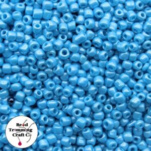 Seed Bead - 12/0 - Blue Light Luster - Price Per Gram