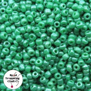 Seed Bead - 12/0 - Green Luster - Price Per Gram