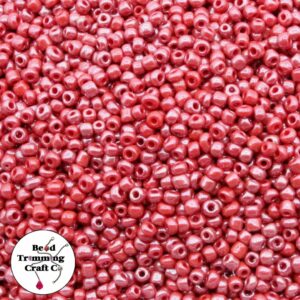 Seed Bead - 12/0 - Maroon Luster - Price Per Gram
