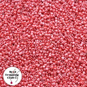 Seed Bead - 12/0 - Red Luster - Price Per Gram