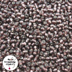 Seed Bead - 6/0 - Purple Silverlined - Price Per Gram