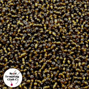 Seed Bead - 12/0 - Brown Silverlined - Price Per Gram
