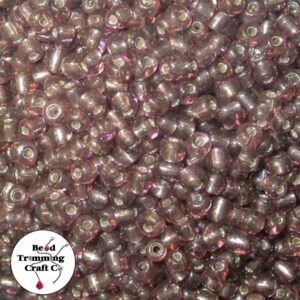Seed Bead - 6/0 - Purple Light Silverlined - Price Per Gram