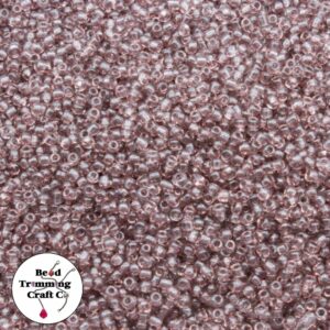 Seed Bead - 12/0 - Purple Transparent - Price Per Gram