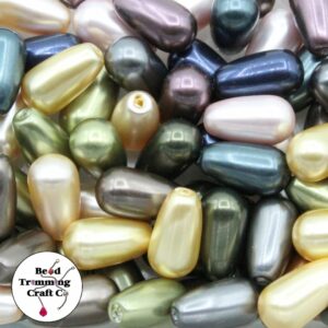 Swarovski 5816 – Drop – Half Drilled – 11.5 x 6mm - Mix Colour - 50 pieces