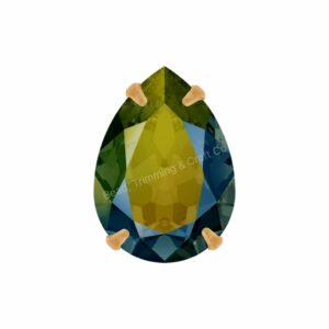 Swarovski Chaton – Tear Drop – 18mm - Raw / Vitrail Medium