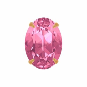 Swarovski Chaton – Oval – 14mm - Raw / Rose