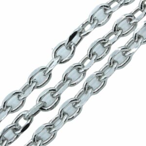 Chain - 8 x 5.5mm - Oval - Ant Silver - Price per Meter