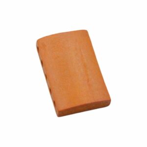 Wood Spacer Bead - 5 Hole - 30mm - Orange