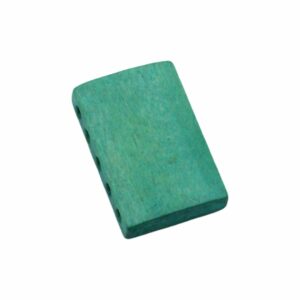 Wood Spacer Bead - 5 Hole - 30mm - Green
