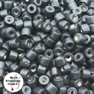 Wood Bead – Drum Shape - 8 x 6mm - Black - Price per Gram