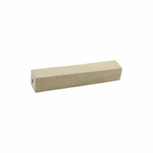 Wood Bead – Rectangle - 65mm – Raw